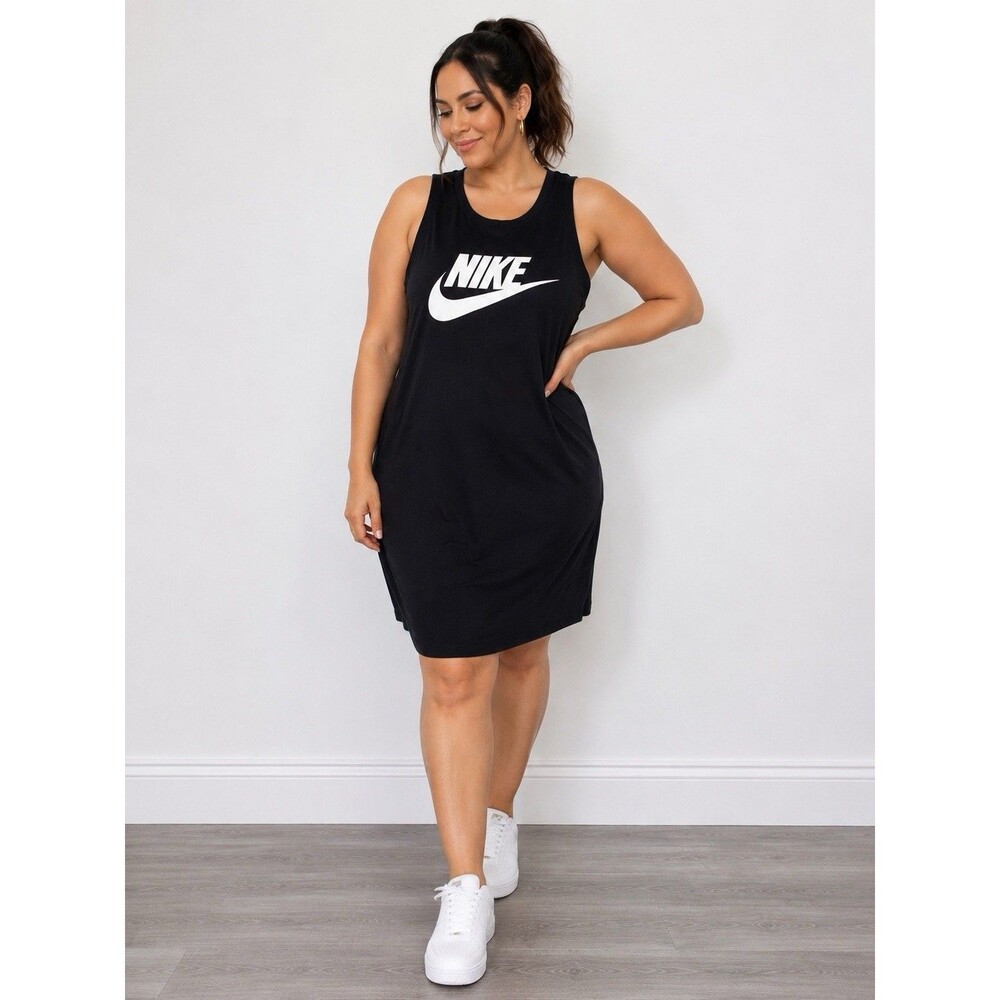 Nike Futura Logo Tank Top Dress Black Women’s Large